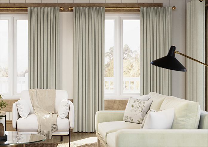 Soft Chevron, Toffee - Made to Measure Curtains - Image 3